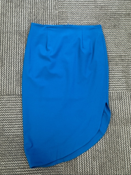 Iris Setlakwe Dresses & Skirts - Iris Setlakwe Midi Asymmetrical Skirt in Titan Blue, size 8